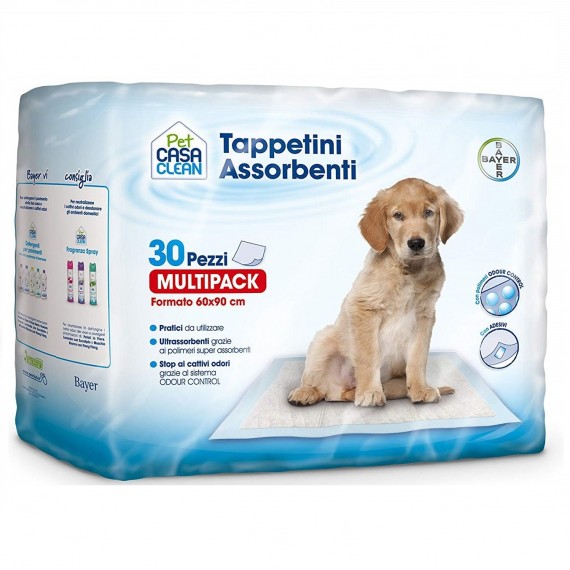 Bayer Sano e Bello traverse assorbenti 60x90 tappetini igienici per cani