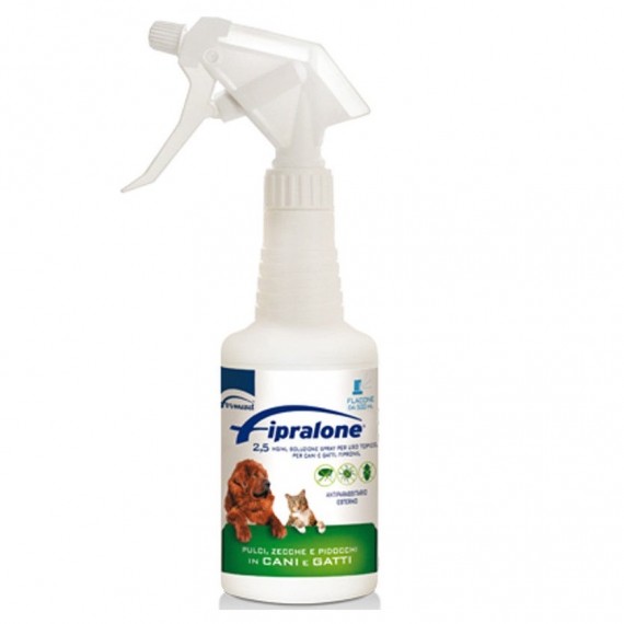 Fipralone spray 100/ 250/ 500ml antiparassitario antipulci per cane e gatto