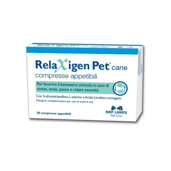 NBF-Lanes Relaxigen Pet 20 compresse appetibili per cane