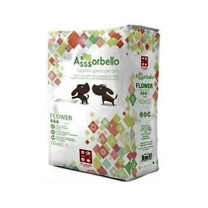 Ferribiella Assorbello Flower traverse 60x90 tappetini igienici per cane